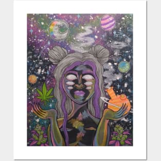 Space Babe Posters and Art